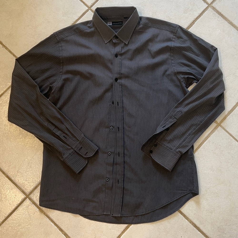 Level Ten dark gray dress shirt. Mens size XL